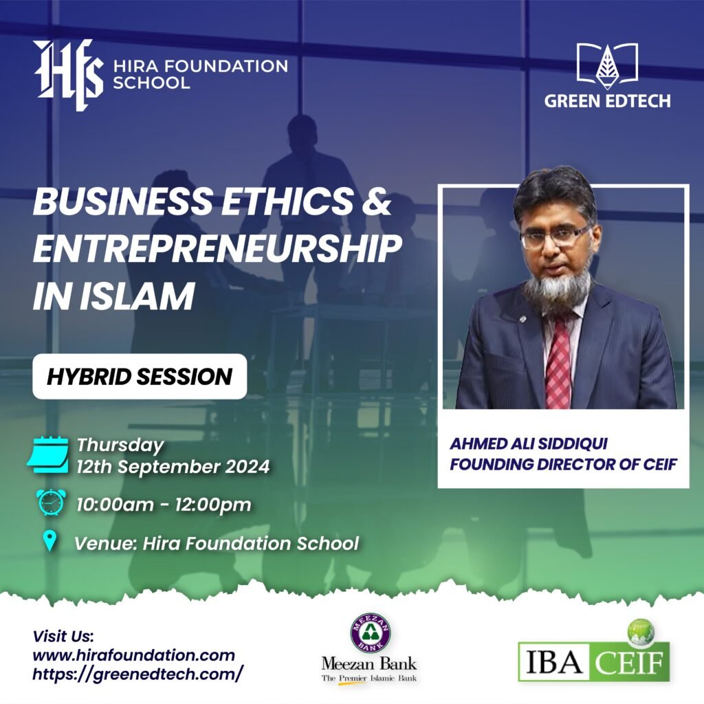 Business Ethics & Entrepreneurship in Islam