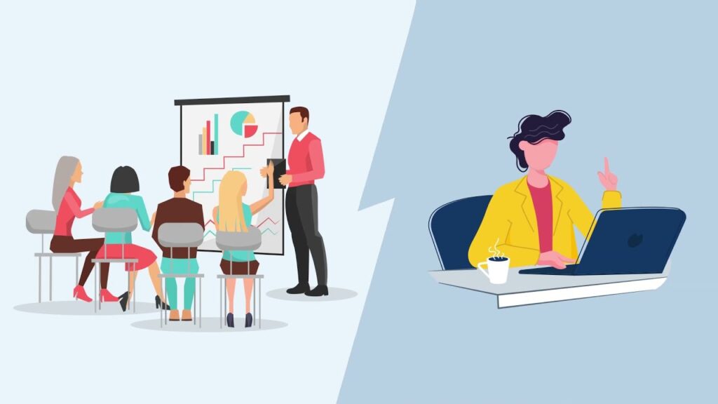 online vs. traditional education