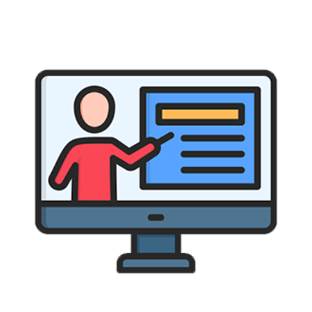 Attend live interactive online classes